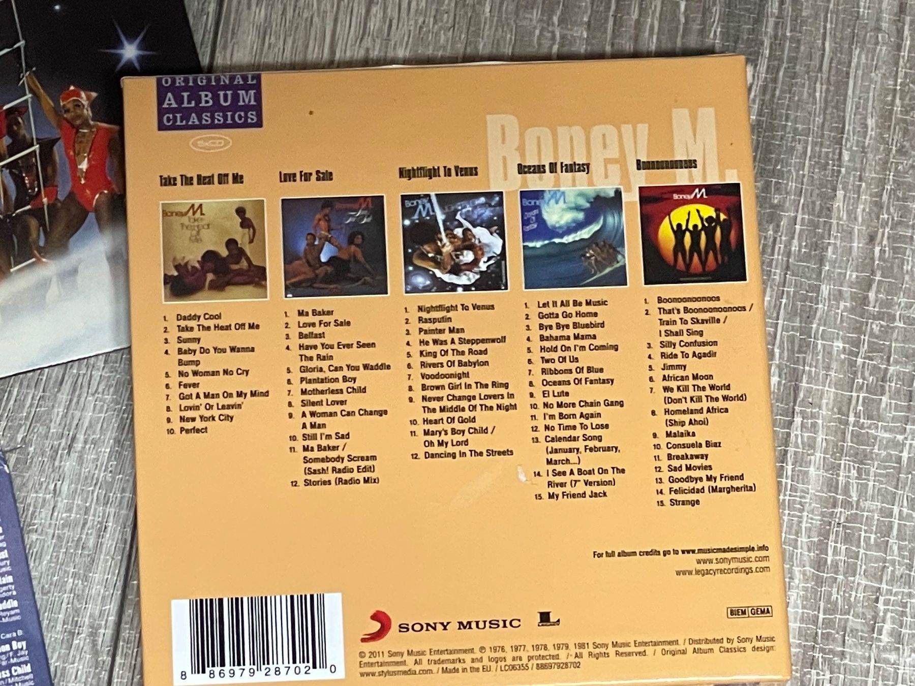 CDs: 5x Boney M - Original Album Classics – Gebraucht aus Muri b. Bern von AdidasCollector 1