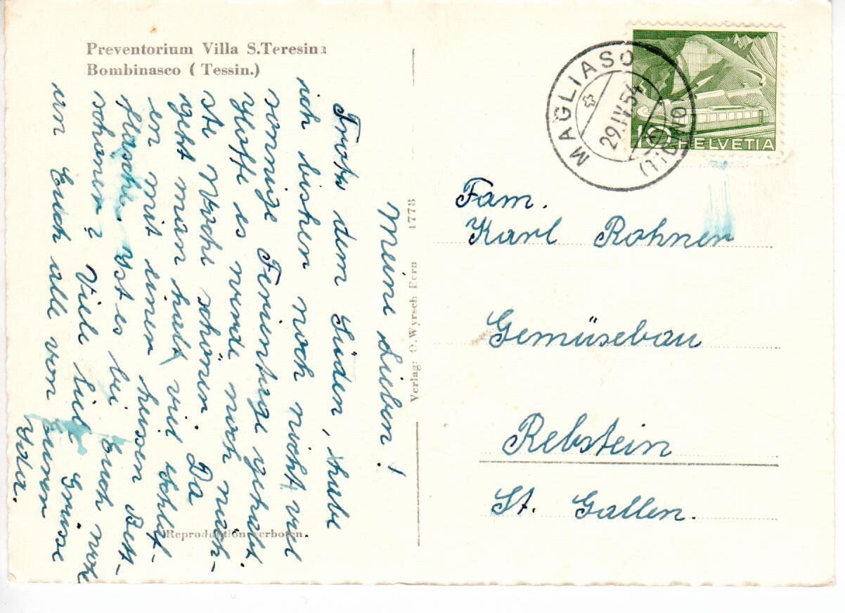 Ansichtskarten: Bombinasco – Gebraucht aus Wolhusen von Curver9 1