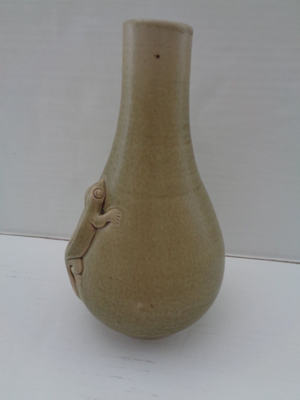 Vasi & Recipienti: Grüne Celadon Keramik - Vase mit Salamander-Relief – Usato da Chur venduto da omonia 1