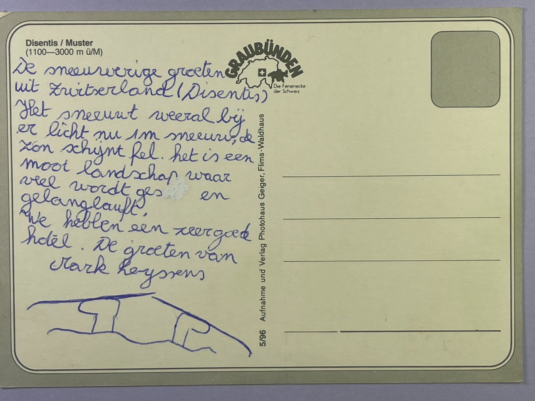Cartes postales: Disentis - 5 Ansichten – D'occasion à Steg VS par _vinci_ 1