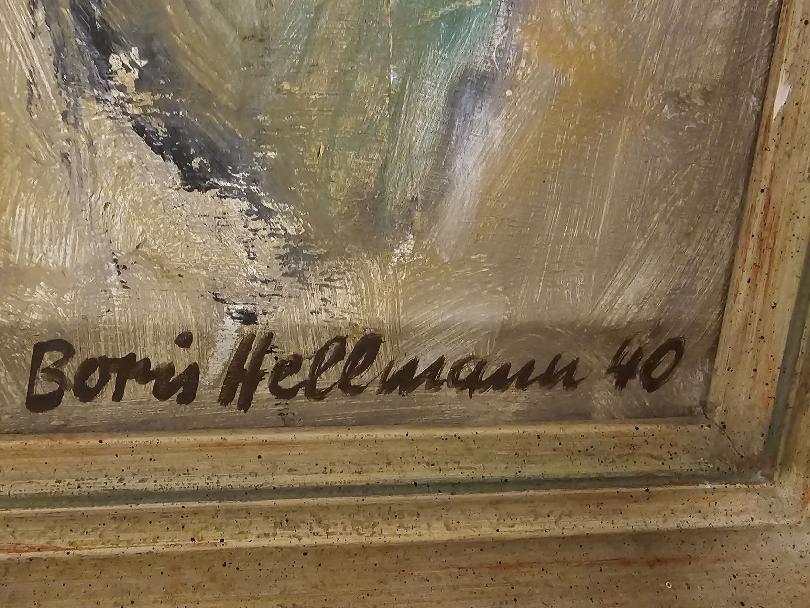 Gemälde: Gemälde Boris Hellmann 1940 – Gebraucht aus Benzenschwil von Ginymaus 3