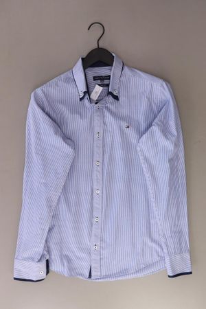 Tommy Hilfiger Langarmhemd Gr. L blau