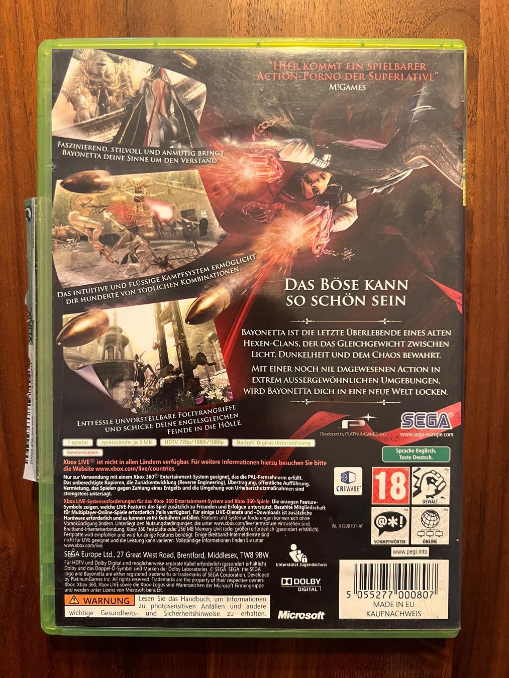 Giochi: Bayonetta Xbox 360 – Usato da Dübendorf venduto da CellarSeller 1