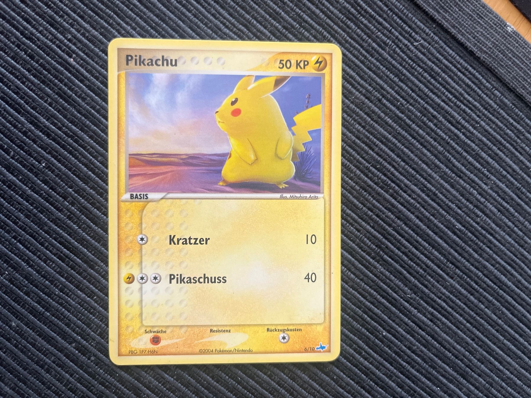 Pokémon Carte collezionabili: Pokemon Pikachu non Holo 6/10 Starter Kit 2004 – Usato da Wabern venduto da Collectfun