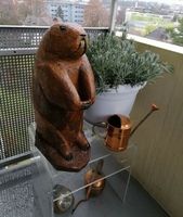 50cm Swiss Murmeltier Vintage Skulptur Holzschnitzerei