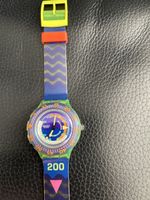 Armbanduhr Swatch Scuba 200 buntes Design 