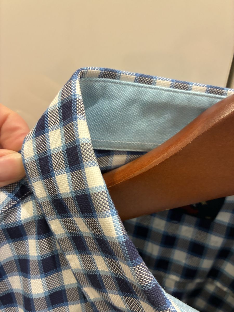Paul & Shark Camicie: Blue and white checkered shirt – Usato da Rüschlikon venduto da ant_5v7g 7