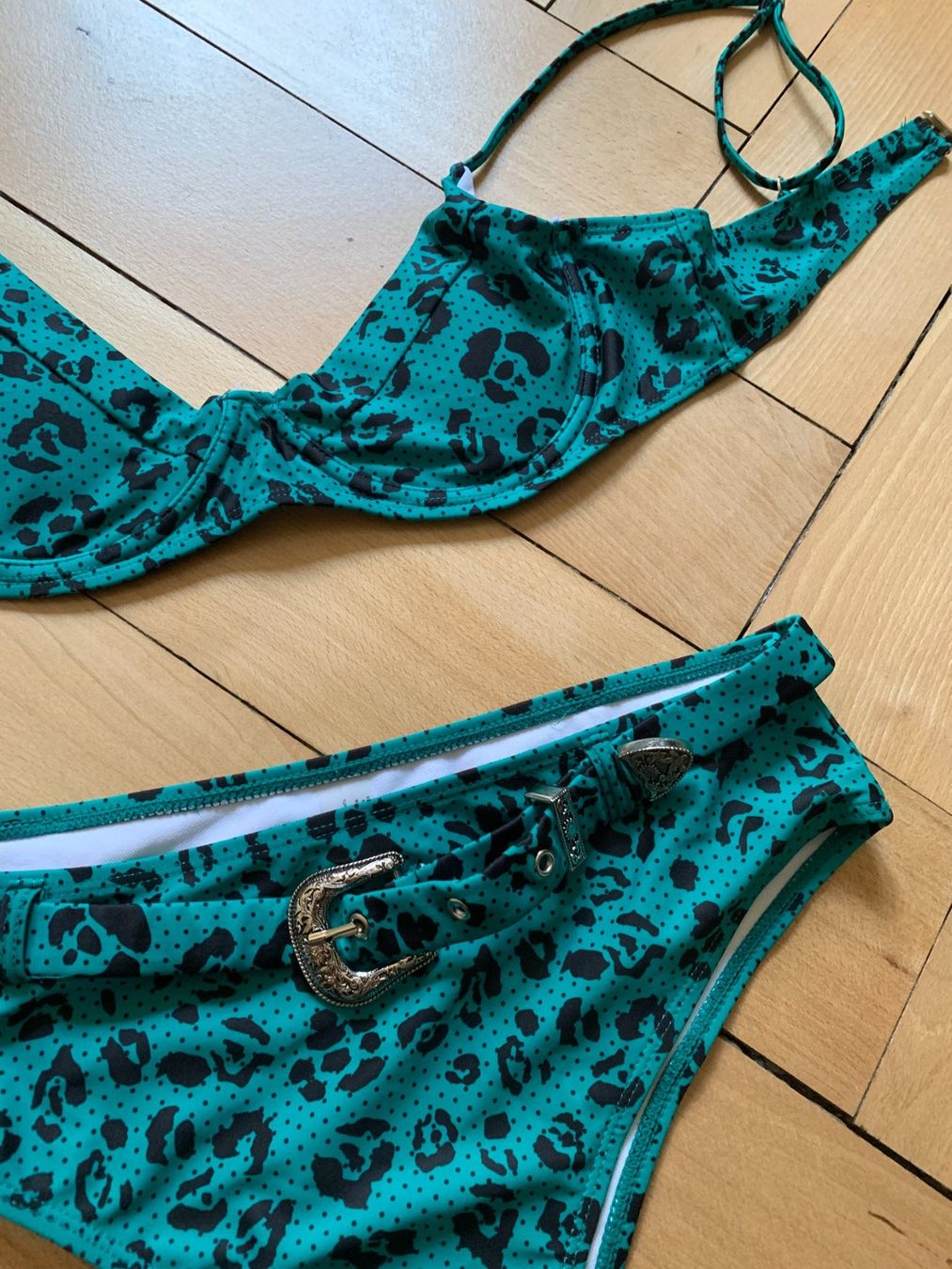 Costumi da bagno & Bikini: Bikini petrolgrün-schwarz - M – Usato da Zürich venduto da Diazaio 1