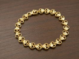 Bracciale placcato oro  come nuovo