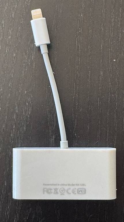 Unità & Adattatore: Lightning Kamera SD Adapter 4in1 NK108L – Usato da Schwerzenbach venduto da RustyZ 2