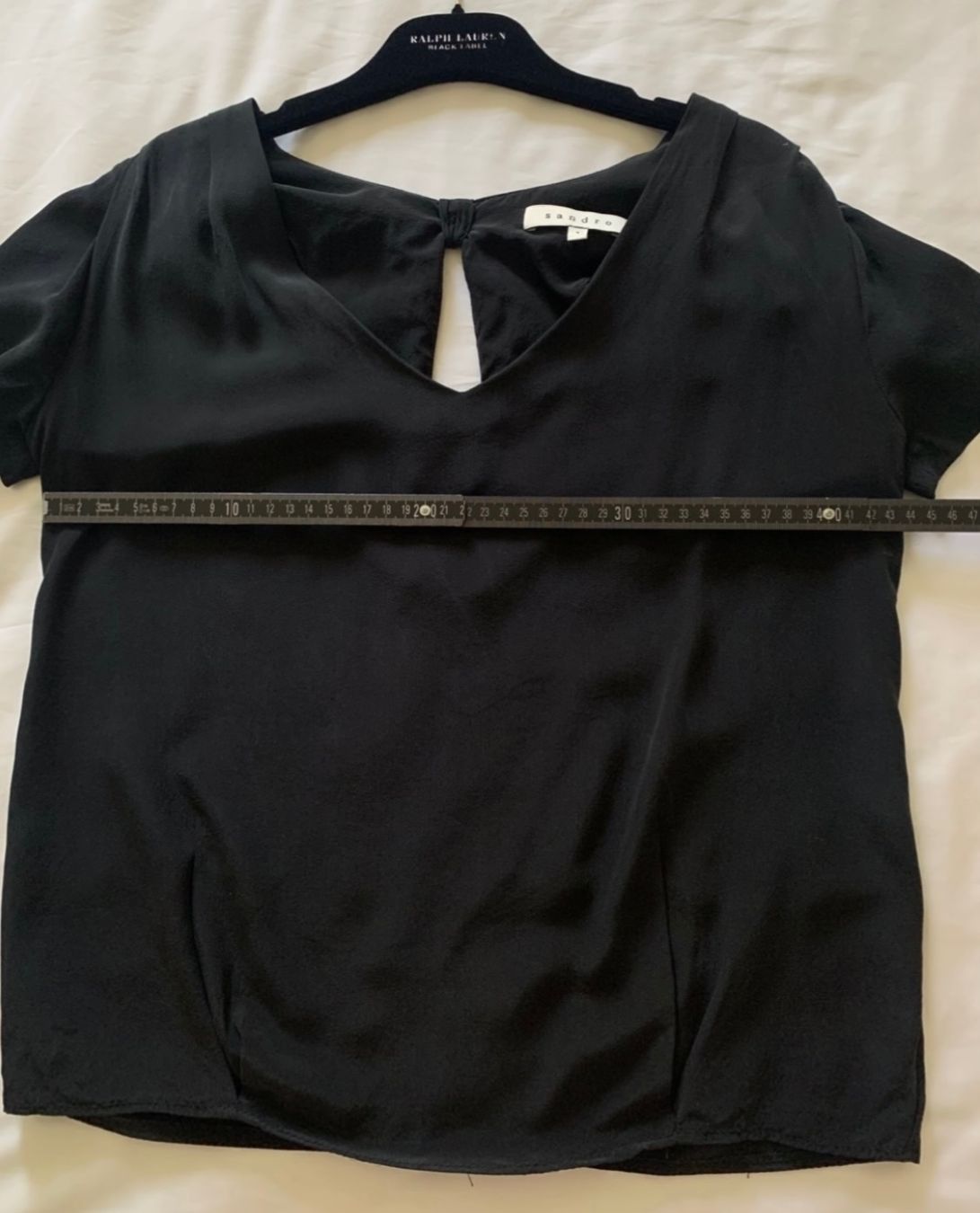 Sandro Tops: Blouse en soie Sandro taille 1 – Neuf (Voir description) à Gland par TallyEva 7