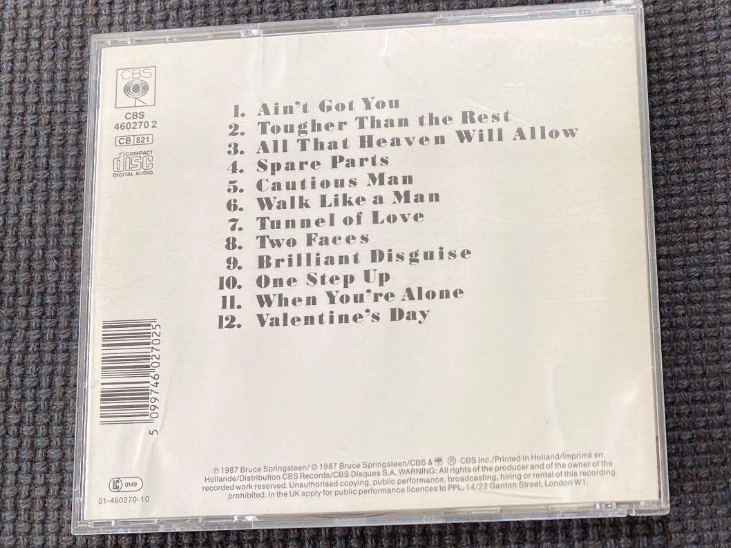 CDs: CD, Bruce Springsteen, Tunnel of Love – Gebraucht aus Baden von Yoyo1 1