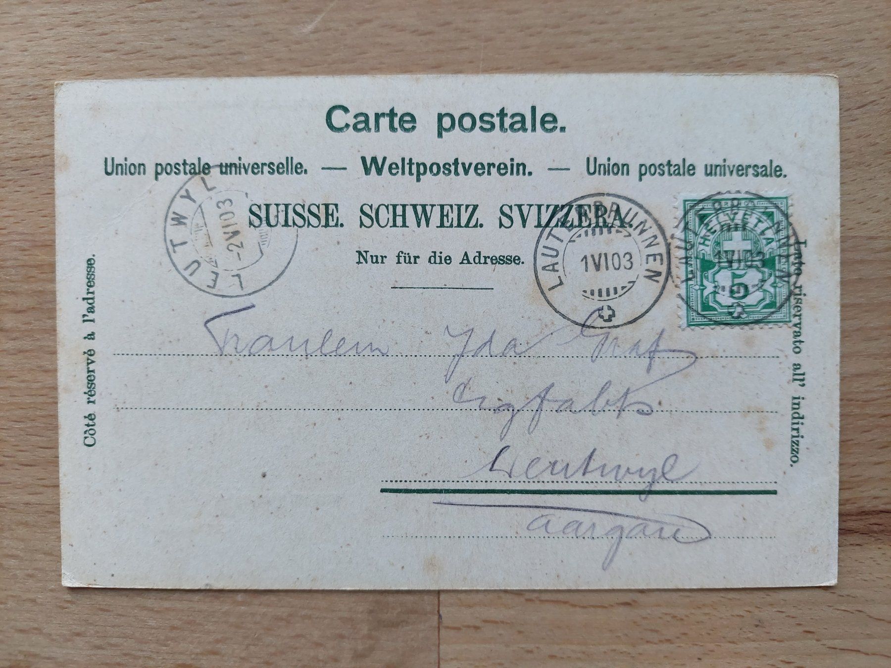 Cartoline postali: AK Lauterbrunnen – Usato da Obfelden venduto da Foto_Bild_Kunst_Buch 1