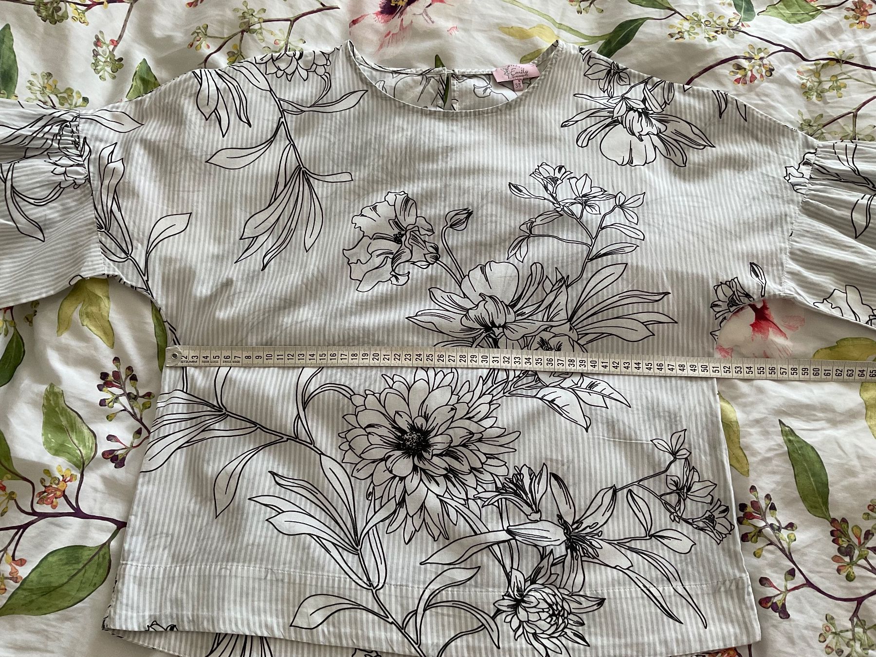 Emily van den Bergh Blusen: Emily van den Bergh oversize Bluse Gr 38 Baumwolle NWRT – Gebraucht aus Urdorf von alda02 5