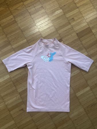 Kinder Roxy UV-Shirt, Gr. M, hellrosa, Top Zustand