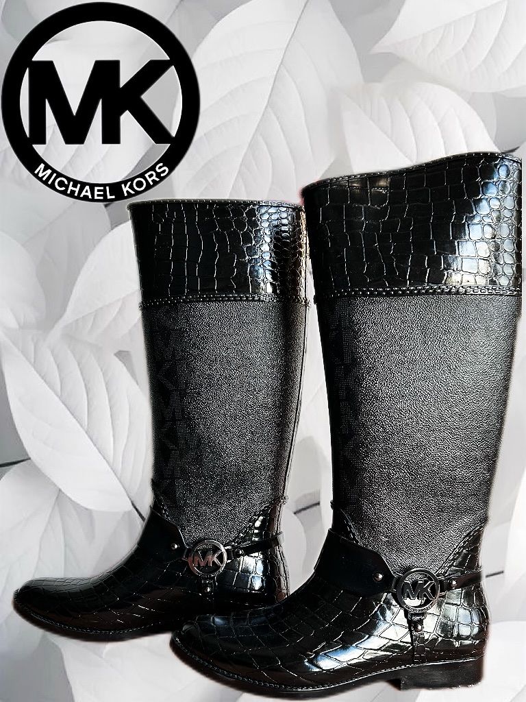 Michael Kors Scarpe da donna: Bottes Michael Kors MK Croco Tall Rainboot – Usato da Pont (Veveyse) venduto da pil_k9jp 2