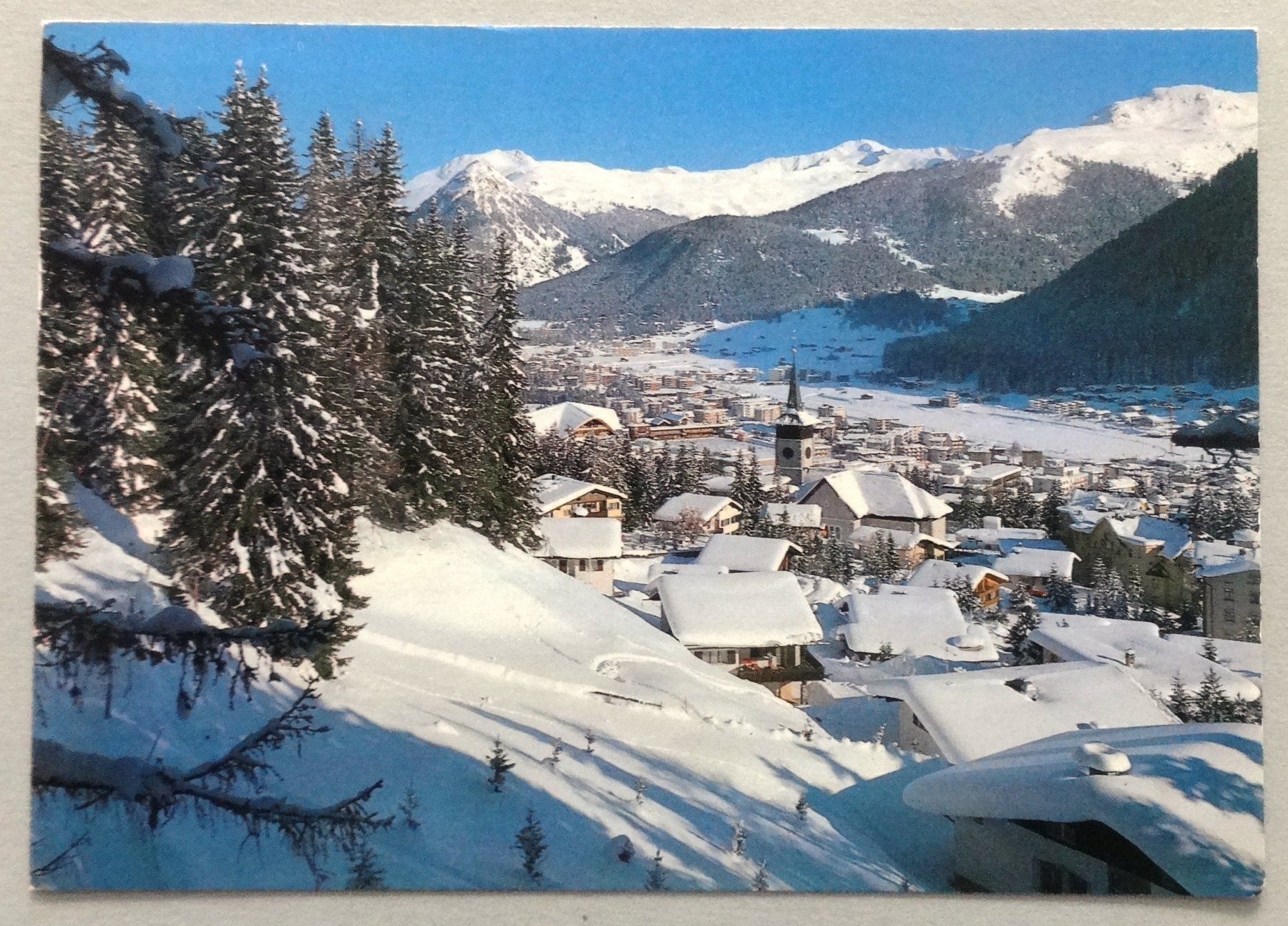 Ansichtskarten: Davos – Gebraucht aus Fétigny von Billy2miny
