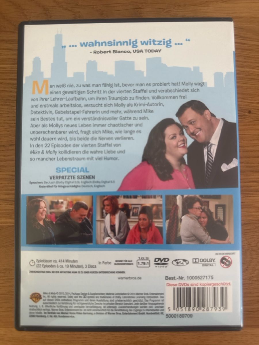 Alle DVDs: DVD Mike & Molly Die vierte Staffel  – Gebraucht aus Muhen von Kusi_ 1