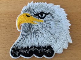 Adler Weiss Patch Sticker Aufnäher 306