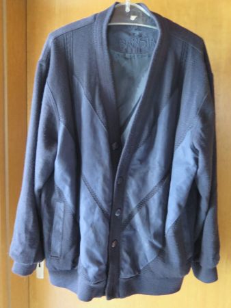 warme Herren Weste Strickjacke gefüttert Gr. 52