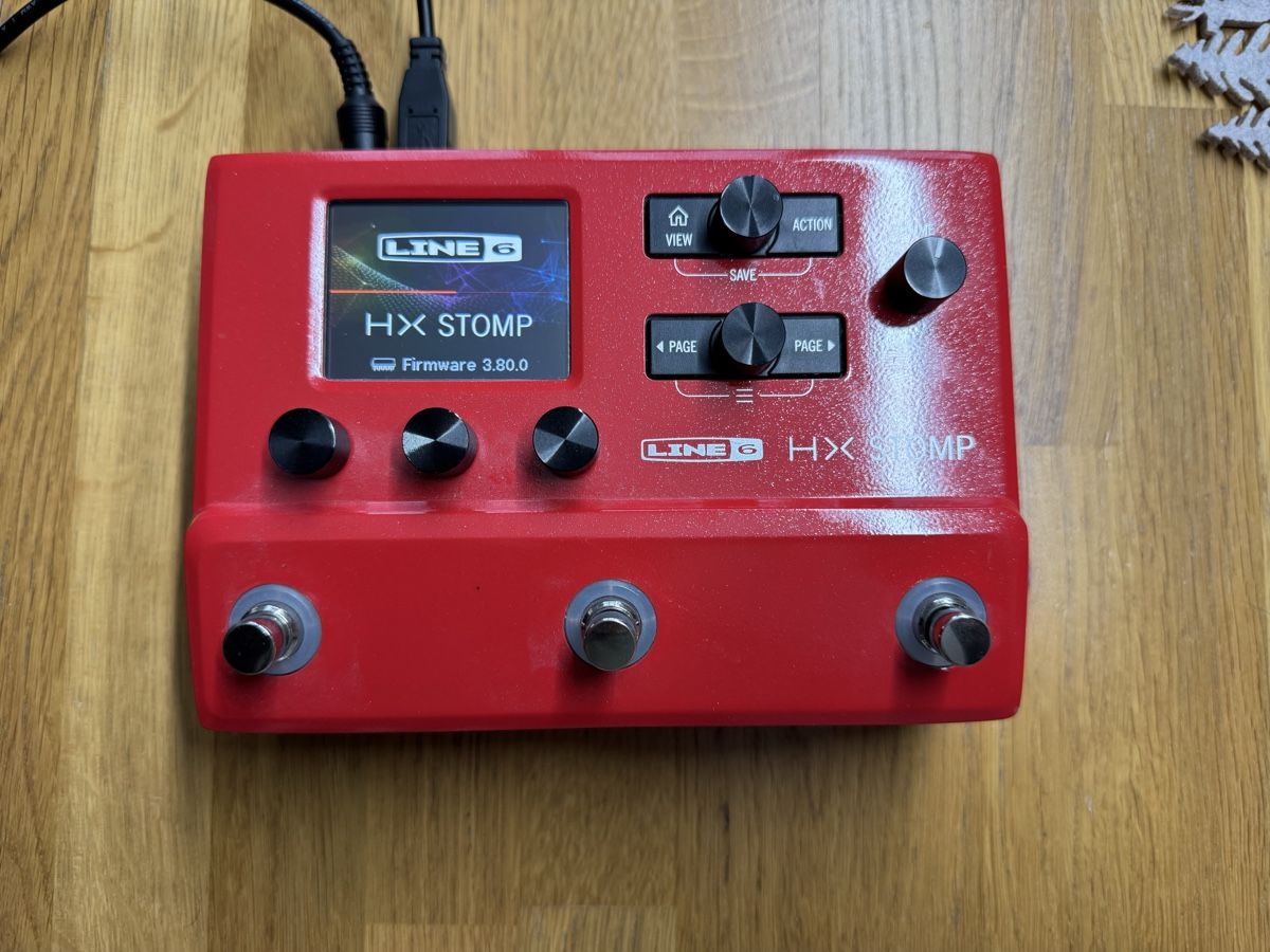 Line 6 HX Stomp RED Limited Edition- Neuwertig! (Neu (gemäss