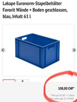 2 neue Kunstoffboxen 61L