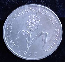 RWANDA 1 FRANC 1977 UNZ.