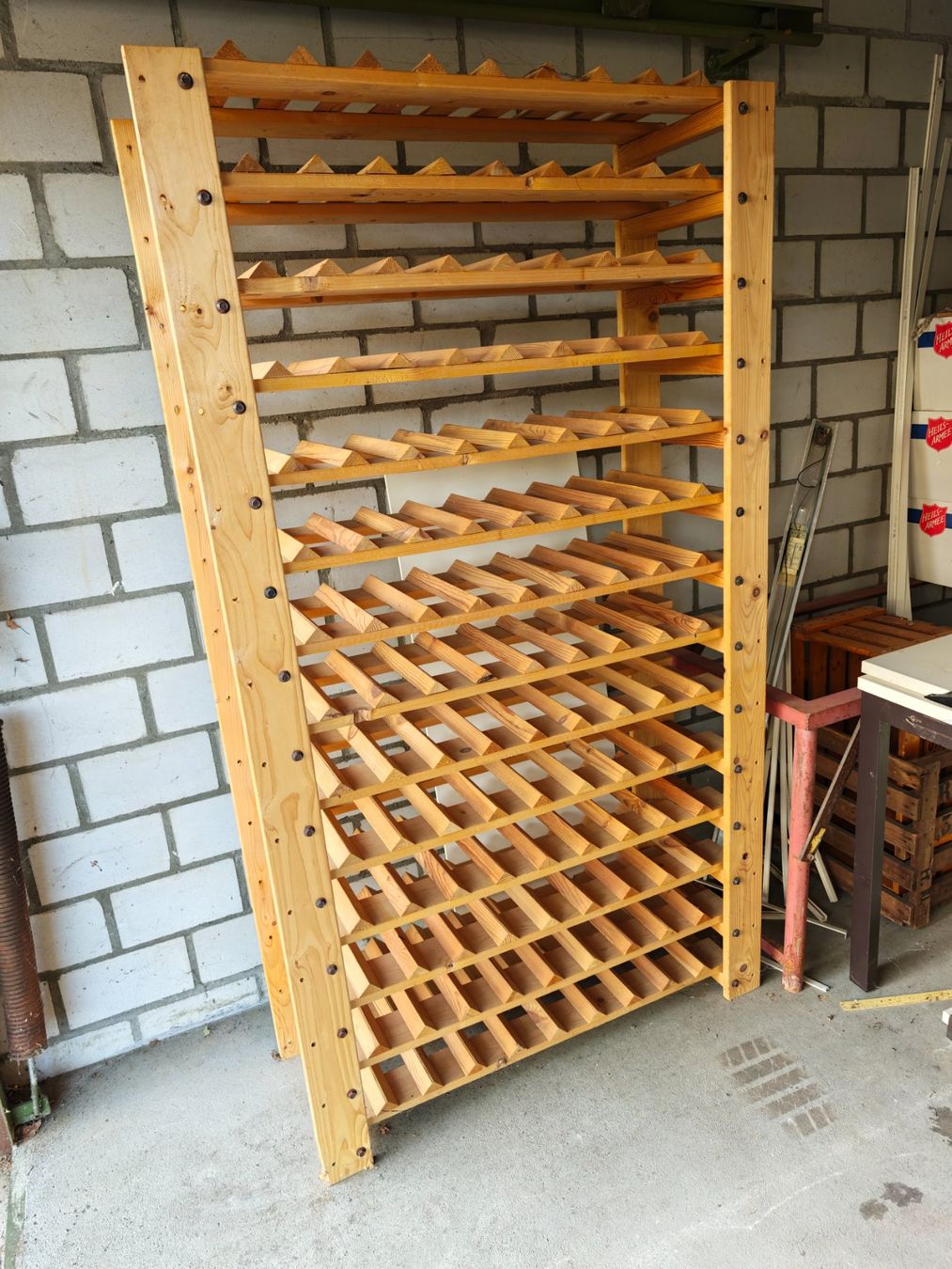 Étagères: Wein-Regal – D'occasion à Au SG par Etreffer