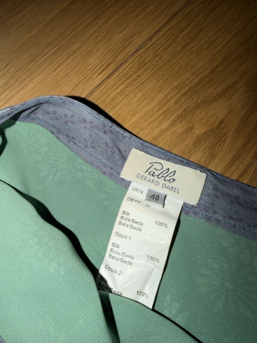 Gérard Darel Gonne: Jupe Pablo Gerard Darel soie multicolore taille 40 – Usato da Prangins venduto da Leelou11 1