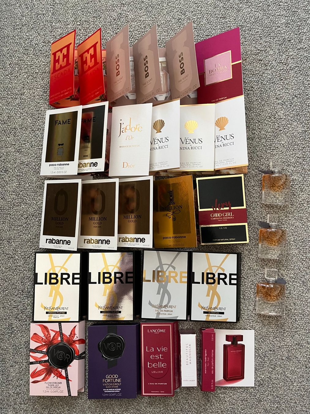 Parfum & Eau de Toilette: Parfümprobe 30 St ( 55 ml). Neu – Neu und originalverpackt aus Rekingen AG von Barmaleus