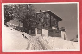 Davos - Restaurant Strela Alp - Fotokarte ca. 1930