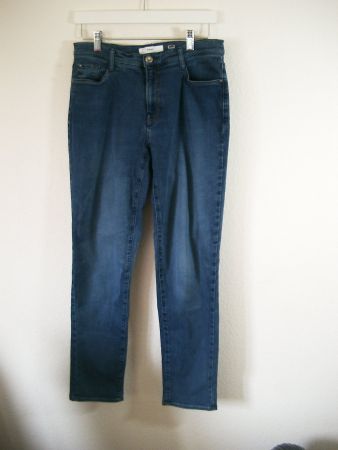 Dunkle Denim-Stretch Damenjeans von Cambio Gr. 40