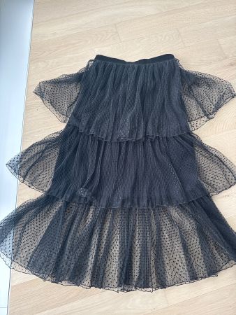 Zara Jupe mit Volants Gr. M