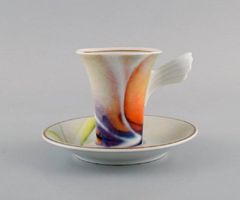 Mythos Kaffeetassen & Untertassen Rosenthal, 3er Set