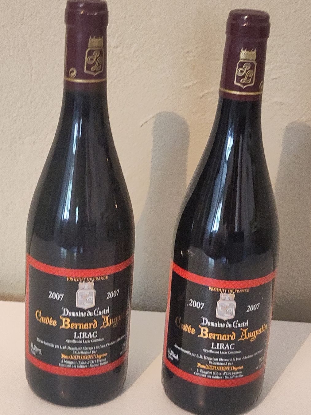 Wein: 2 FL. "Cuvée Bernard Augustin" 2007 – Neu (gemäss Beschreibung) aus Basel von Morgenmuffel