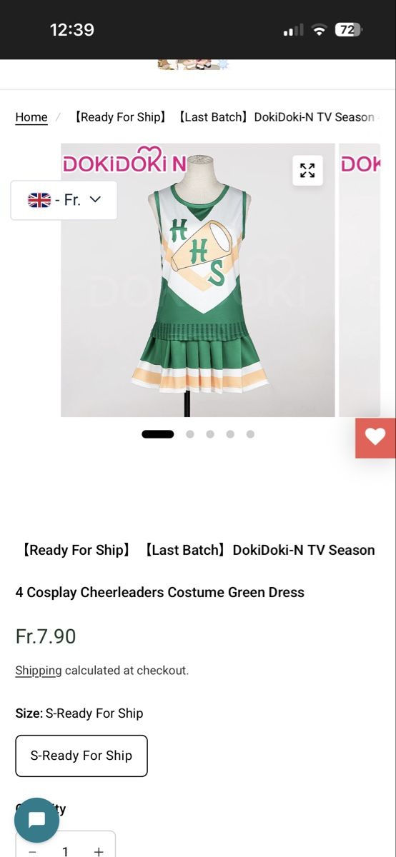 Costumi: Cheerleader Costume Stranger Things (S) – Nuovo e nell'imballaggio originale da Grub SG venduto da Vinciguerra