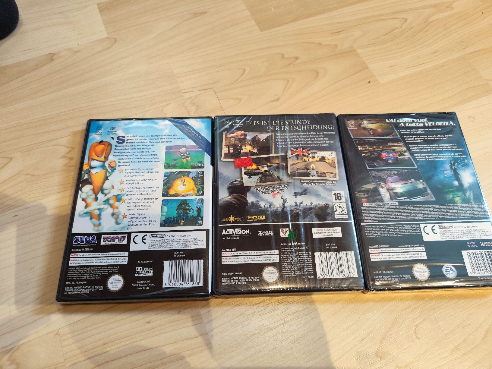 Nintendo Giochi: 3 Gamecube Spiele OVP Sealed: Worms, CoD, NFS – Nuovo e nell'imballaggio originale da Dinhard venduto da seuzacher 1