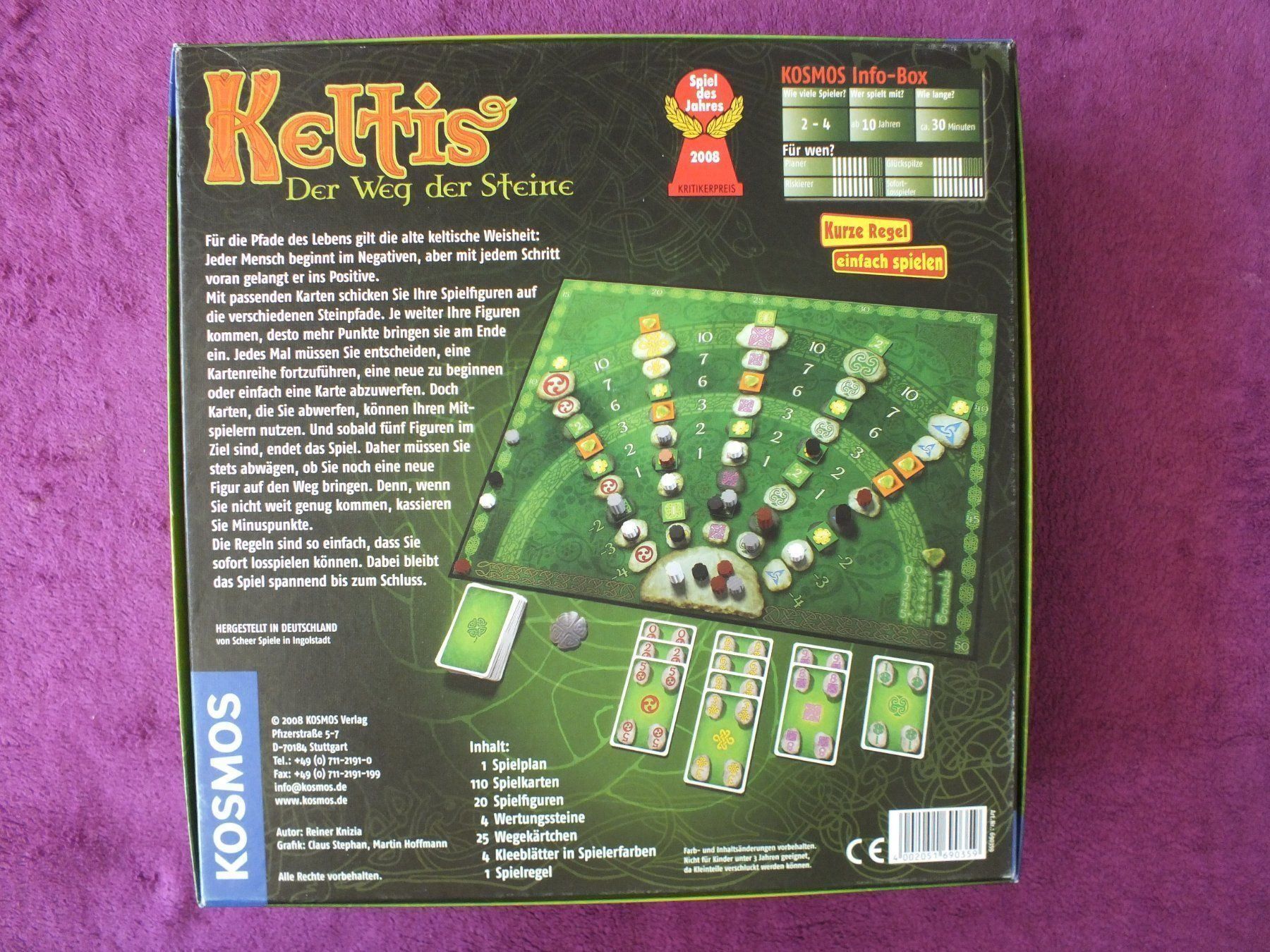 Giochi: Kosmos Spiel - Keltis - Der Weg der Steine – Usato da Müllheim Dorf venduto da Seeeule01 6