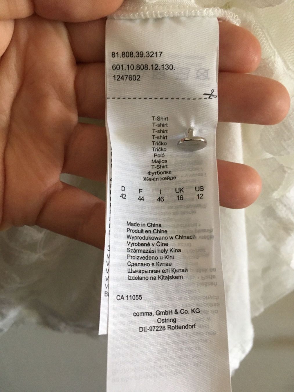 Comma Camicette: Bluse mit 3/4 Ärmeln – Usato da Neuenhof venduto da Ivita 5