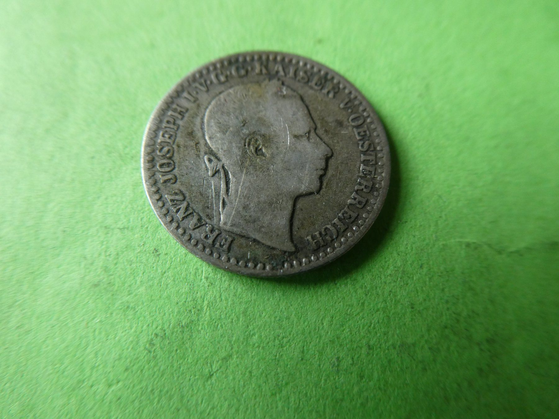Tutti le monete: Oesterreich 1860, 10 Kreuzer  Silber – Usato da Hinterforst venduto da Rohusri