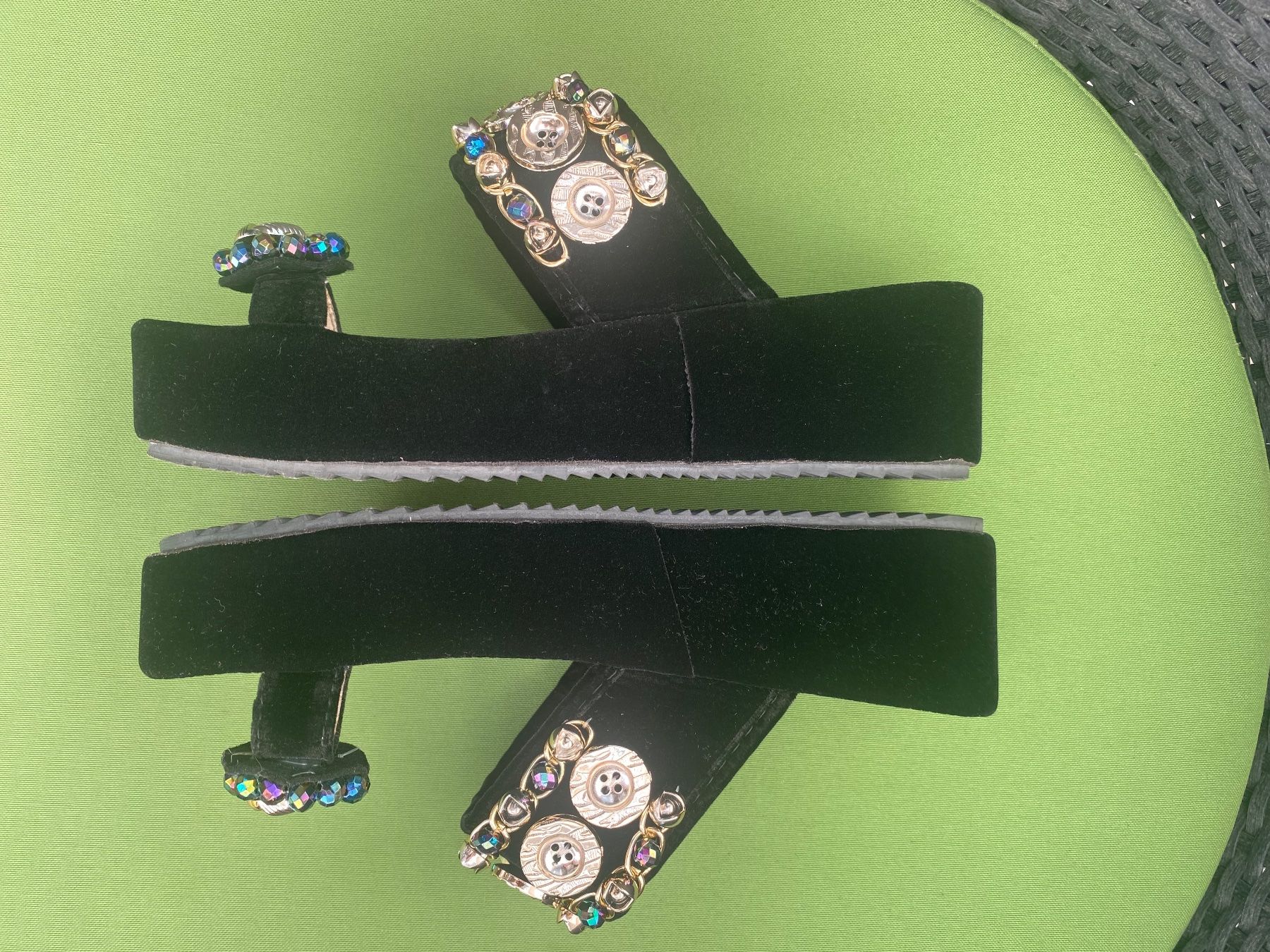Scarpe da donna: SUMMERTIME - stylische/edle Flip-Flops mit Décor, nero, 39 – Nuovo (secondo la descrizione) da Winkel venduto da ferrari2022 4