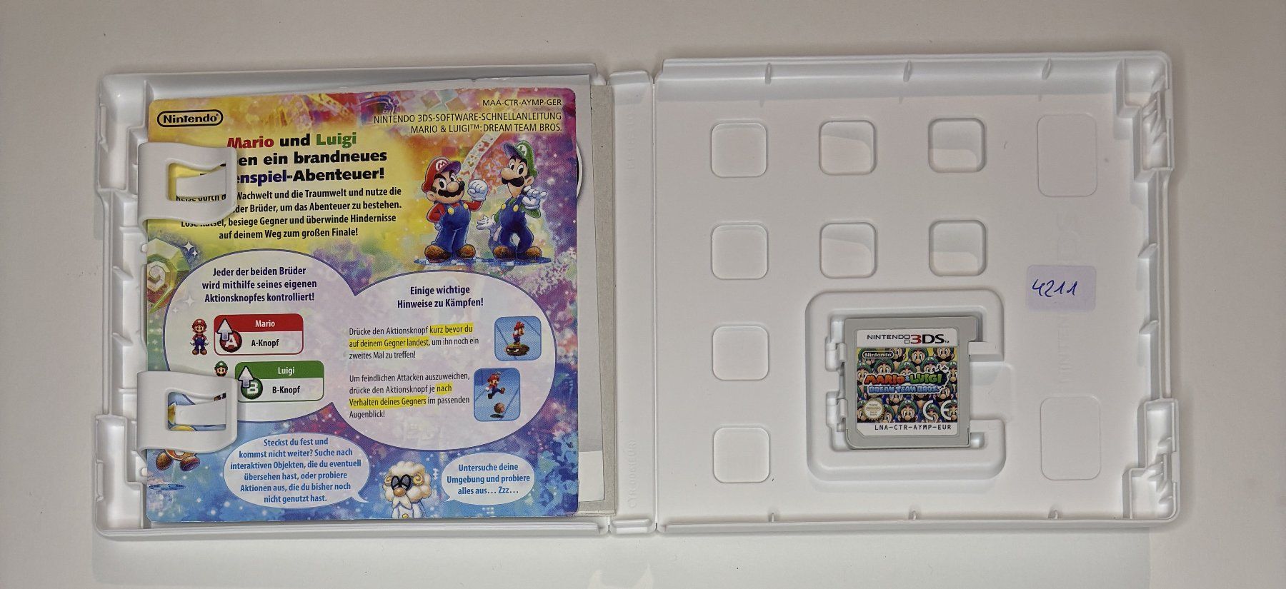 Spiele: 3DS - Mario & Luigi: Dream Team – Gebraucht aus Allschwil von Bullach 1