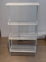 Ikea Regal Baggebo, Metall weiss (Total 4 Stück)