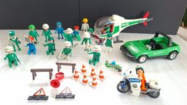 Playmobil Konvolut Polizei Motorrad Figuren Geobra ab 1974