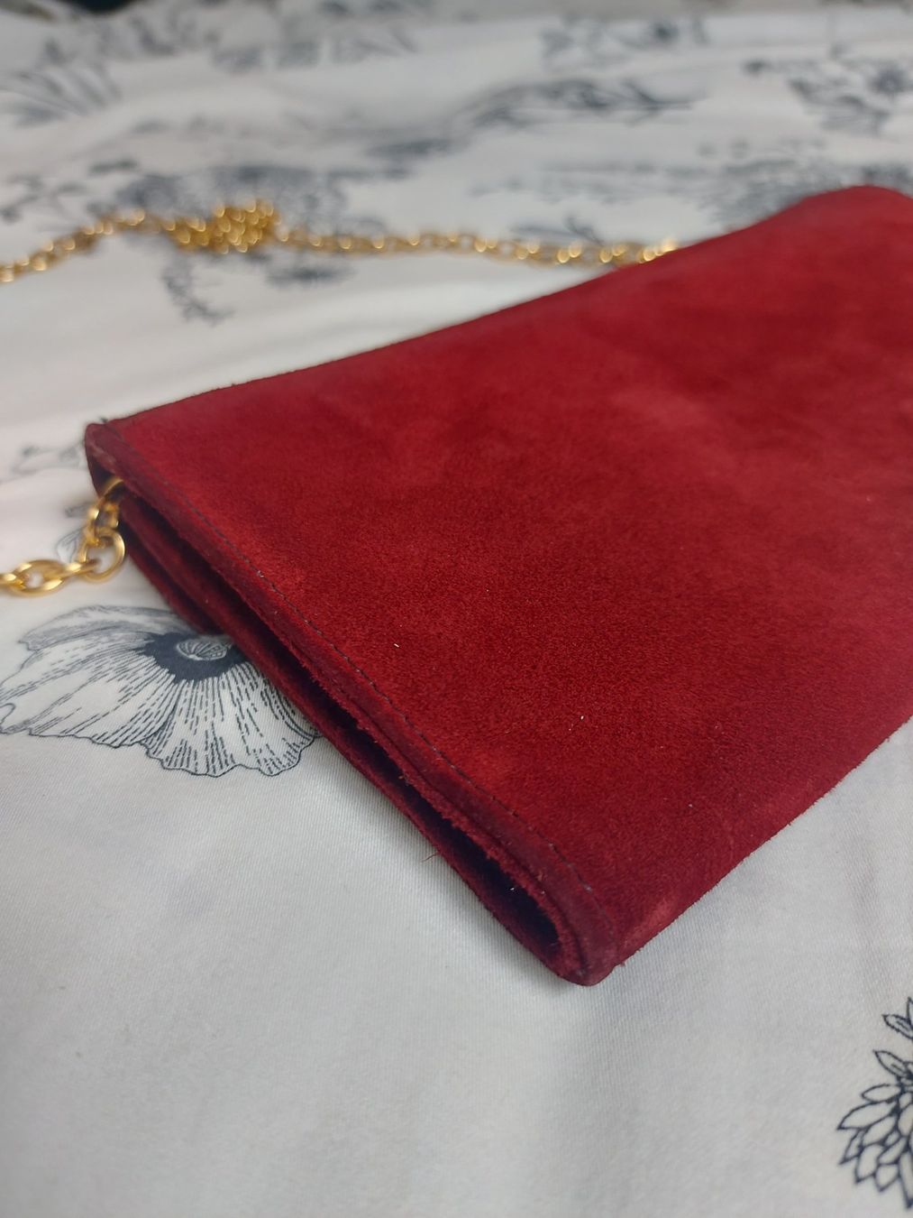 Borse da donna: Pochette vintage en daim – Usato da Lausanne venduto da Super-cerise 2