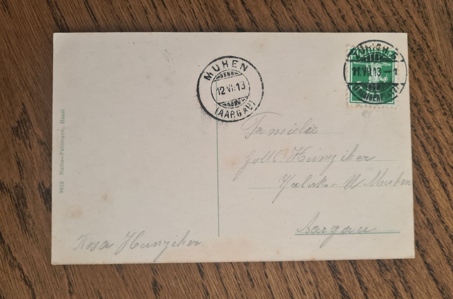 Cartoline postali: Zürich mit Quaibrücke 1913 – Usato da Ebikon venduto da Donar50 1