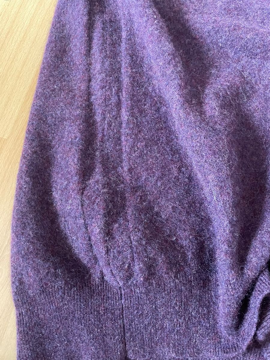 Magliette Polo: Pull col polo 100% cachemire violet taille XL M&S – Nuovo (secondo la descrizione) da Vuippens venduto da ale_6gkb 6