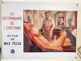 Affiche cartonné Suisse film Dictionnaire de l'érotisme Max