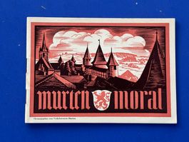 Murten / Morat. illustrierter Prospekt ca 1920