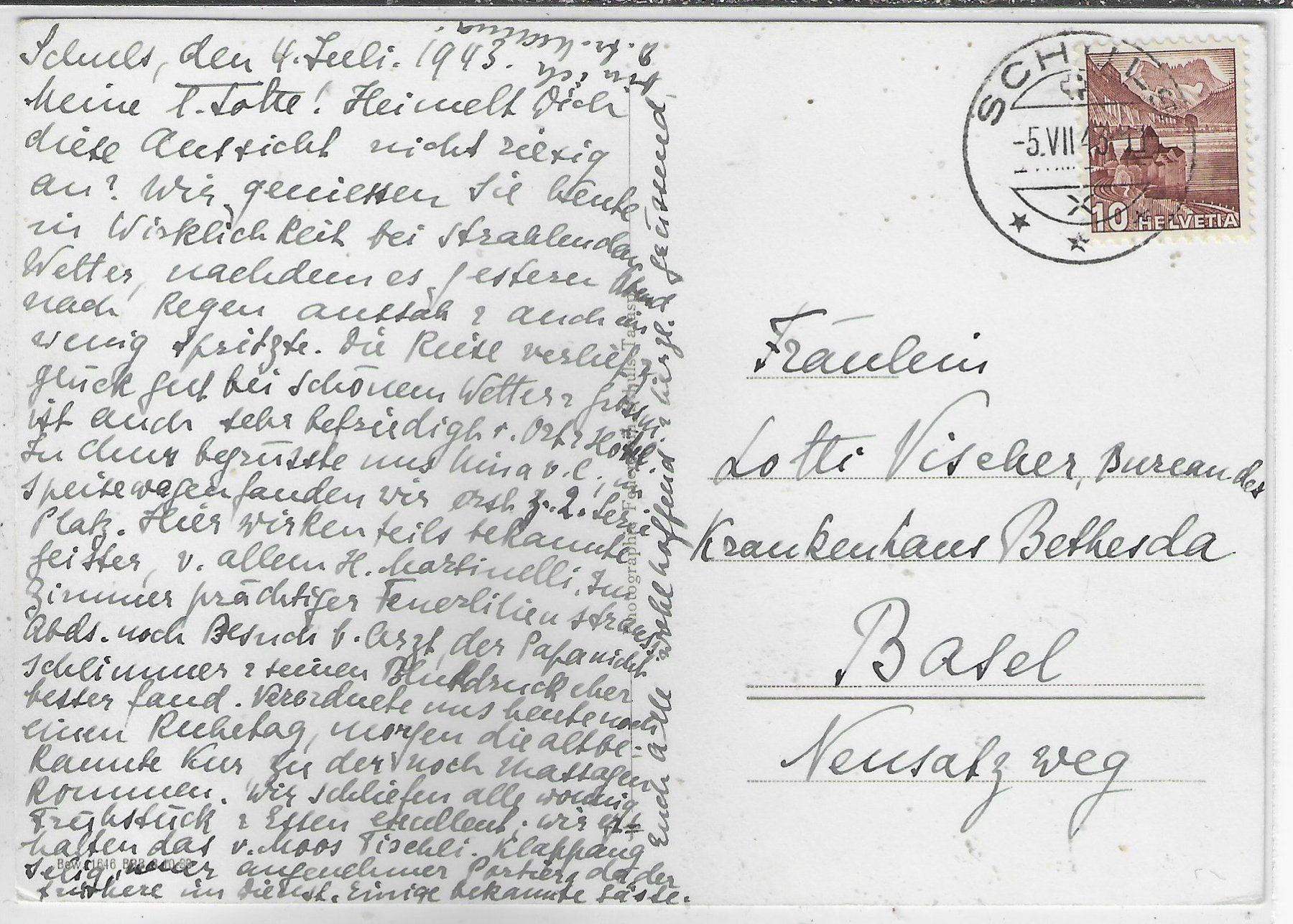 Cartoline postali: Partie aus Schuls-Tarasp – Usato da Ettingen venduto da Kartenplanet 1